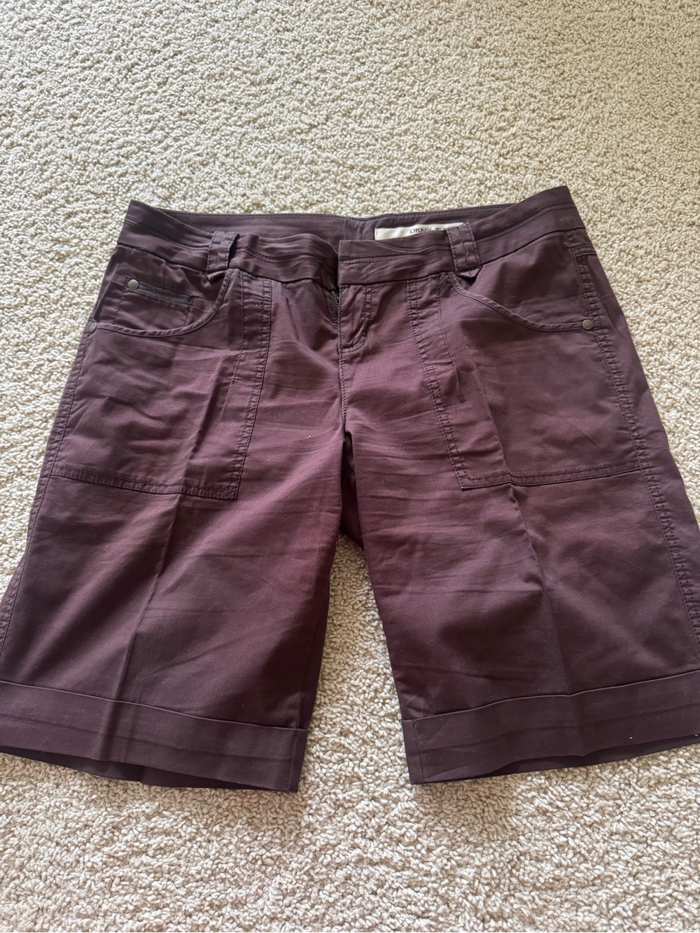 DKNY Plum Bermuda Shorts